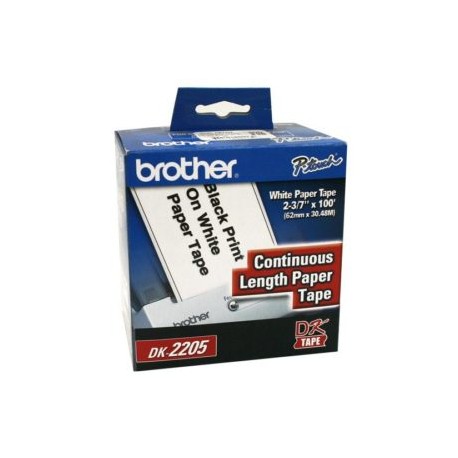 BRO-ETQ-DK2205 / DK2205 ETIQUETA BROTHER CONTINUA DE 62MM X 30 M