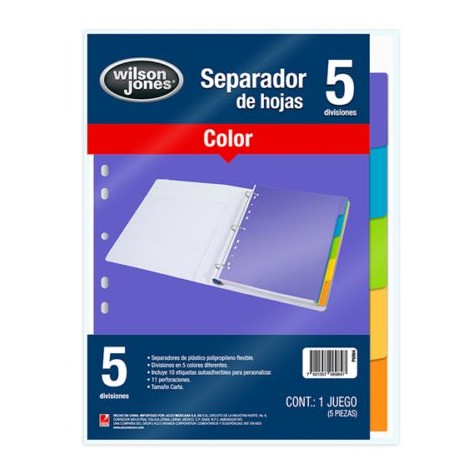BAR-SEP-P6984 / P6984 Separador Barrilito 5 divisiones tamaño