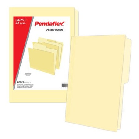 ESS-FOL-M1025 / M1025 1/2 Folder manila Pendaflex oficio color crema