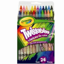 CRA-COL-687424 / 687424 Lápices de color Crayola Twistables 24pz