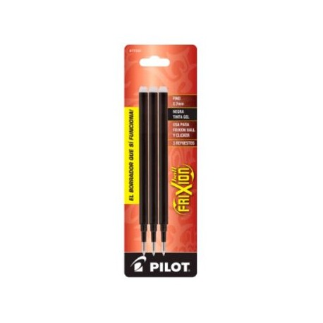 PIIL-REP-77330 / EMP-280 LM-REPUESTO PILOT FRIXION NEGRO C/3