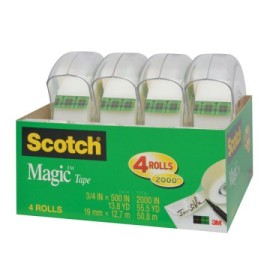 P3M-ADS-8104PKD / MT900175928 CINTA MÁGICA SCOTCH C/DESPACHADOR 4PZ