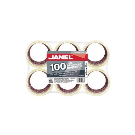 JAN-ADS-15548X5 / 1554850700 CINTA EMPAQUE TRANSP JANEL 48X50 C/6