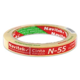 NAV-ADS-12065 / 80551206500 Cinta corte fácil N55 Navitek transparente 12 mm x 65 m uso escolar/oficina
